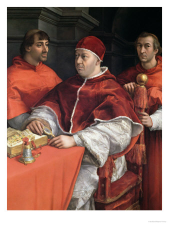 Raphael Leo X Cardinal Luigi De Rossi